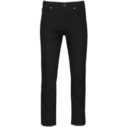 Mens Fashion Denim Jeans Black Front